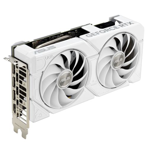 Asus DUAL RTX4070 EVO White OC, PCIe4, 12GB DDR6X, HDMI, 3 DP, 2550MHz Clock, Overclocked-1