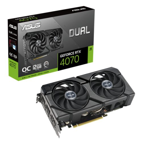 Asus DUAL RTX4070 EVO OC, PCIe4, 12GB DDR6X, HDMI, 3 DP, 2550MHz Clock, Overclocked-5