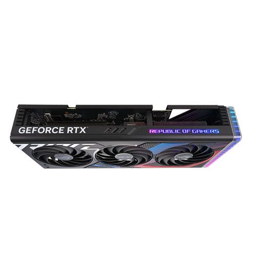 Asus ROG STRIX RTX4070 SUPER, PCIe4, 12GB DDR6X, 2 HDMI, 3 DP, 2505MHz Clock, RGB Lighting-2