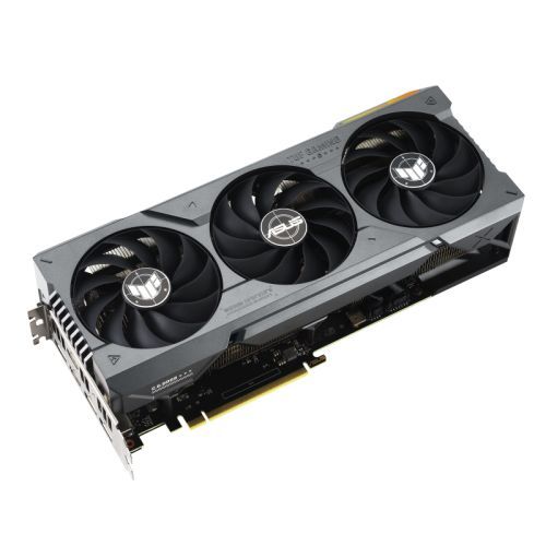 Asus TUF GAMING RTX4070 Ti SUPER OC, 16GB DDR6X, 2 HDMI, 3 DP, 2670MHz Clock, RGB Lighting, Overclocked-0