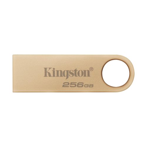 Kingston 256GB DataTraveler SE9 G3 Memory Pen, USB 3.2 Gen1 Type-A, Metal Gold Casing-1