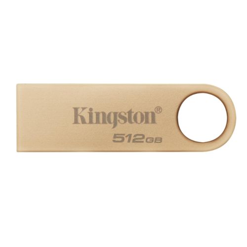 Kingston 512GB DataTraveler SE9 G3 Memory Pen, USB 3.2 Gen1 Type-A, Metal Gold Casing-1