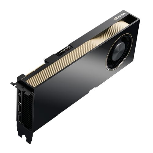 PNY RTXA6000 Professional Graphics Card, 48GB DDR6, 4 DP, Ampere Ray Tracing, 10752 Core, NVLink support, OEM (Brown Box)-0