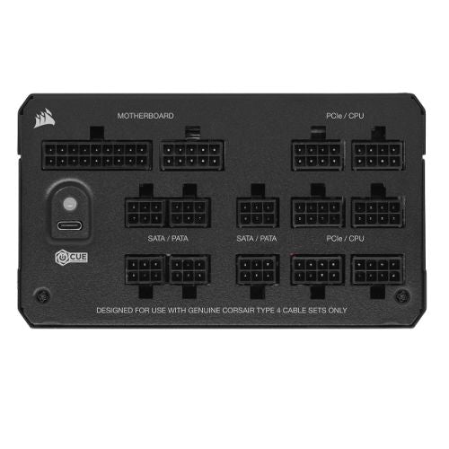 Corsair 1000W HX1000i V2 PSU, Fluid Dynamic Fan, Fully Modular, Ultra-Low Noise, 80+ Platinum, ATX 3.0, PCIe 5.0-4
