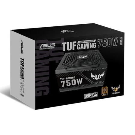 Asus 750W TUF Gaming PSU, Double Ball Bearing Fan, Fully Wired, 80+ Bronze, 0dB Tech-3