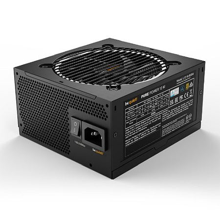 Be Quiet! 850W Pure Power 12 M PSU, Fully Modular, Rifle Bearing Fan, 80+ Gold, ATX 3.0, PCIe 5.0, Dual Rail-1