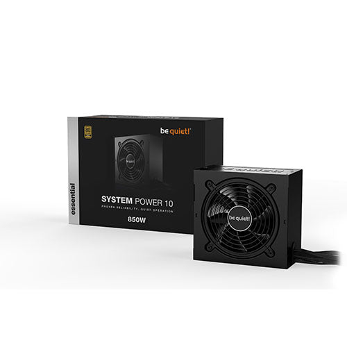 Be Quiet! 850W System Power 10 PSU, 80+ Gold, Fully Wired, Dual 12V Rails, Temp. Controlled Fan-2