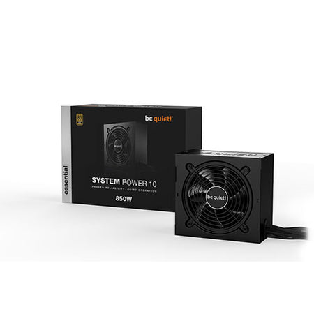 Be Quiet! 850W System Power 10 PSU, 80+ Gold, Fully Wired, Dual 12V Rails, Temp. Controlled Fan-2