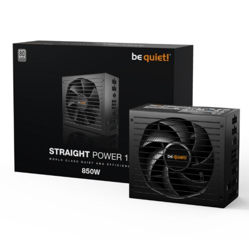 Be Quiet! 850W Straight Power 12 PSU, Fully Modular, 80+ Platinum, Silent Wings Fan, ATX 3.0, PCIe 5.0-5