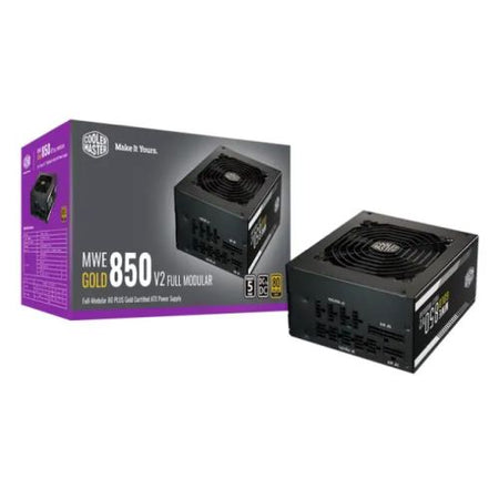 Cooler Master 850W MWE Gold V2 ATX 3.0 PSU, Fully Modular, HDB Bearing Fan, 80+ Gold, PCIe 5.0-5