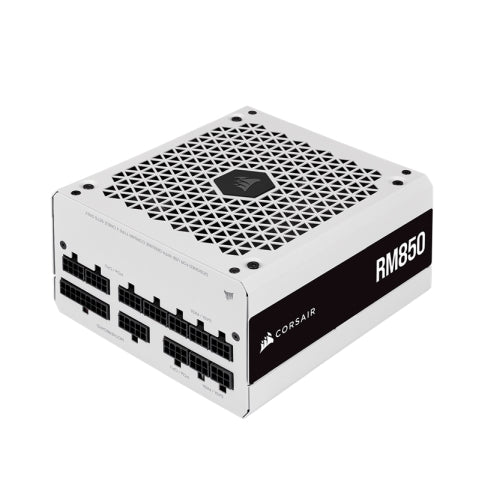 Corsair 850W RM Series RM850 V2 PSU, Rifle Bearing Fan, Fully Modular, 80+ Gold, White-0