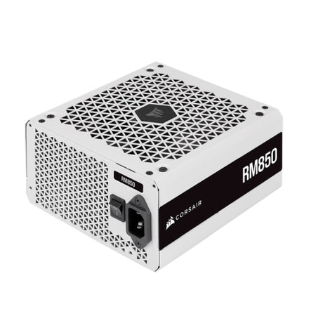 Corsair 850W RM Series RM850 V2 PSU, Rifle Bearing Fan, Fully Modular, 80+ Gold, White-1