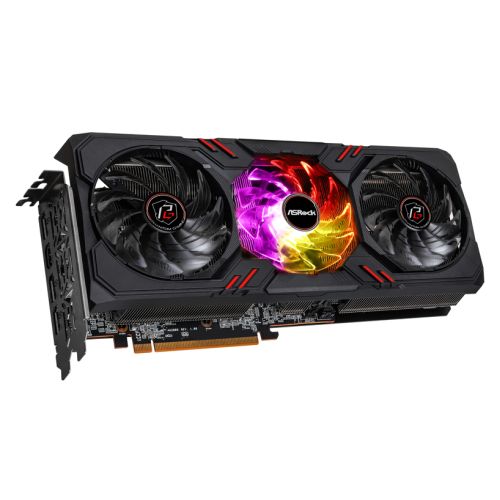 Asrock RX7600 Phantom Gaming 8GB OC, PCIe4, 8GB DDR6, HDMI, 3 DP, 2755MHz Clock, Overclocked, RGB-0