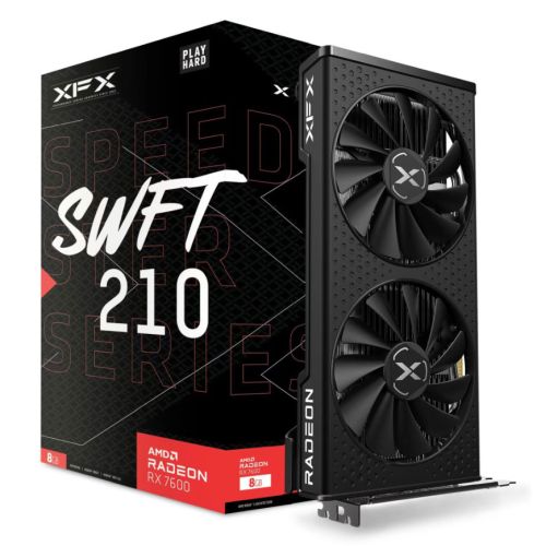 XFX RX7600 Speedster SWFT210 Core, 8GB DDR6, HDMI, 3 DP, 2655MHz Clock-4