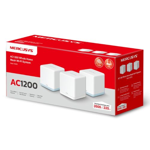Mercusys (Halo H32G 3-Pack) AC1200 Whole-Home Mesh Wi-Fi System, Dual Band, AP Mode-2