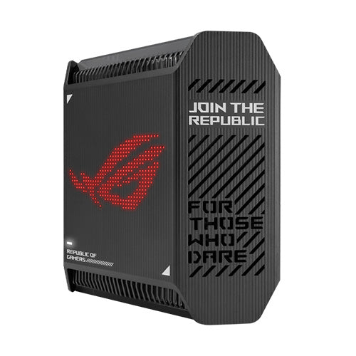 Asus (GT6 1-Pack Black) ROG Rapture AX10000 Tri-Band Gaming Mesh Wi-Fi 6 System, 2.5G LAN, AiMesh, RangeBoost Plus, AiProtection Pro, RGB-0