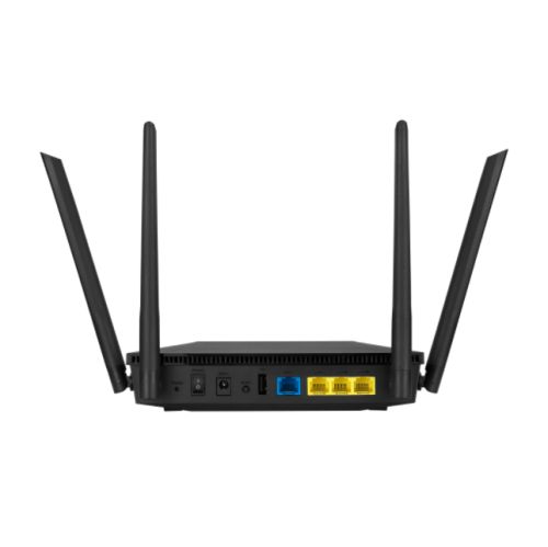Asus (RT-AX53U) AX1800 (1201+574Mbps) Wireless Dual Band Wi-Fi 6 Router, MU-MIMO & OFDMA, AiProtection, 4-port, USB-5