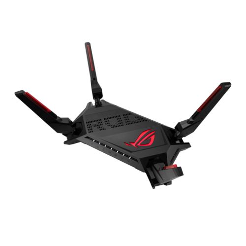 Asus (GT-AX6000) ROG Rapture AX6000 Dual Band Gaming Wi-Fi 6 Router, 2x 2.5G LAN, WAN Aggregation, RGB, AiMesh, Game Acceleration-0
