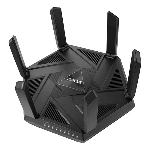 Asus (RT-AXE7800) AXE7800 Wi-Fi 6E Tri-Band Router, 6GHz Band, 2.5G WAN/LAN, USB, AiMesh, One-Tap Safe Browsing, Enhanced Security-0