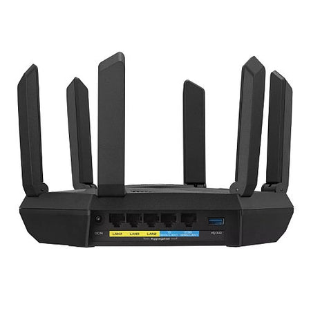 Asus (RT-AXE7800) AXE7800 Wi-Fi 6E Tri-Band Router, 6GHz Band, 2.5G WAN/LAN, USB, AiMesh, One-Tap Safe Browsing, Enhanced Security-1