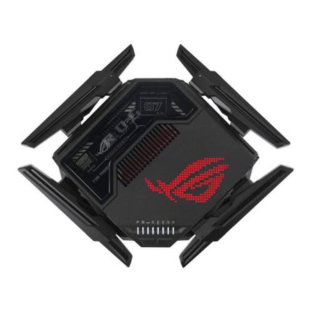 Asus (ROG Rapture GT-BE98) BE25000 Quad-Band Wi-Fi 7 Gaming Router, 2x 10G Ports, 2.5G WAN, Game Acceleration, AiMesh, RGB Lighting-1