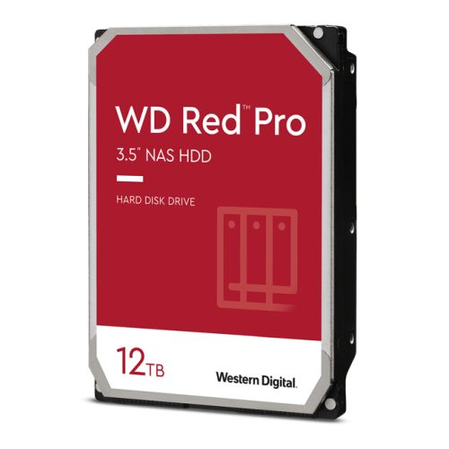 WD 3.5", 12TB, SATA3, Red Pro Series NAS Hard Drive, 7200RPM, 256MB Cache, OEM-0