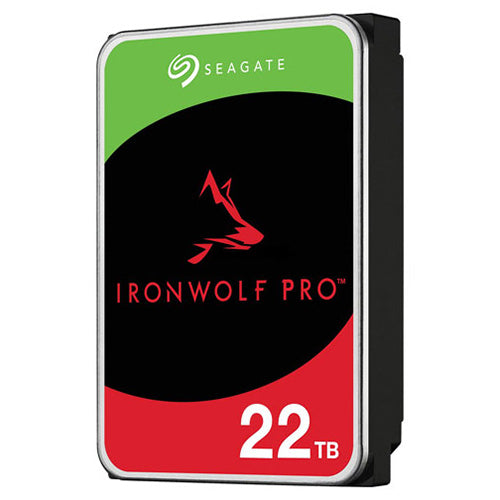 Seagate 3.5", 22TB, SATA3, IronWolf Pro NAS Hard Drive, 7200RPM, 512MB Cache, CMR, OEM-0
