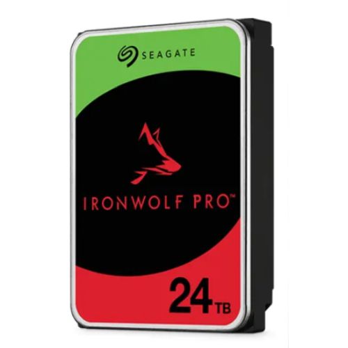 Seagate 3.5", 24TB, SATA3, IronWolf Pro NAS Hard Drive, 7200RPM, 256MB Cache, CMR, OEM-0