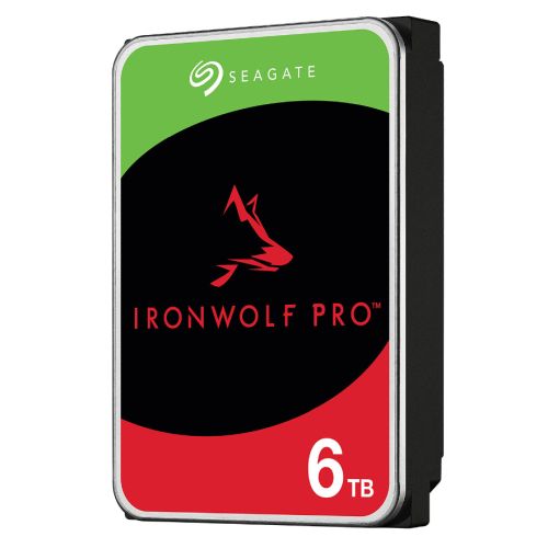 Seagate 3.5", 6TB, SATA3, IronWolf Pro NAS Hard Drive, 7200RPM, 256MB Cache, CMR, OEM-0