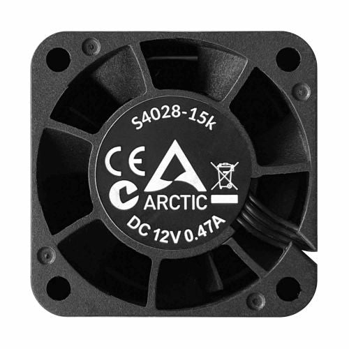 Arctic S4028-15K 4cm PWM Server Fan for Continuous Operation, Black, Dual Ball Bearing, 1400-15000 RPM-1