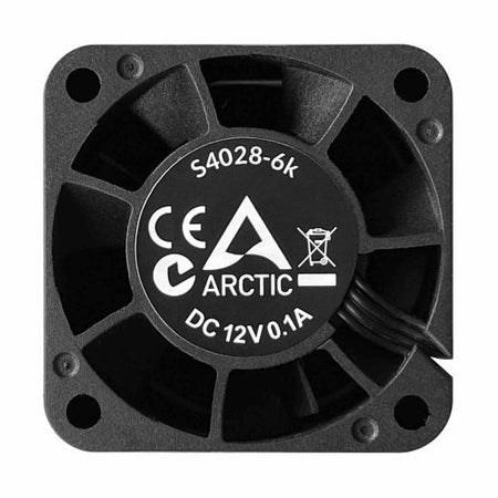 Arctic S4028-6K 4cm PWM Server Fan for Continuous Operation, Black, Dual Ball Bearing, 250-6000 RPM-1