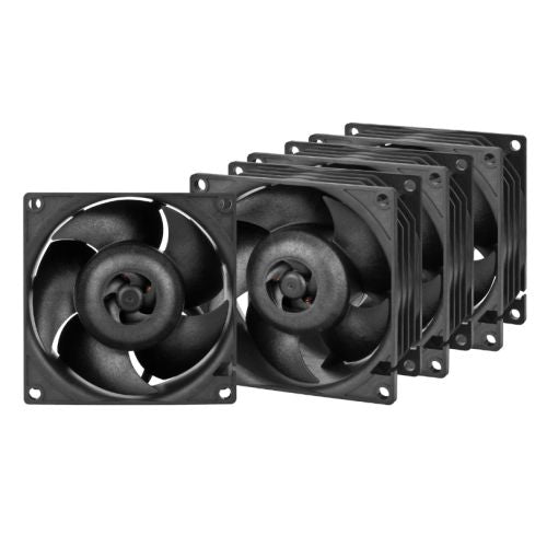 Arctic S8038-7K 8cm PWM Server Fans (4 Pack), Continuous Operation, Dual Ball Bearing, 500-7000 RPM-0