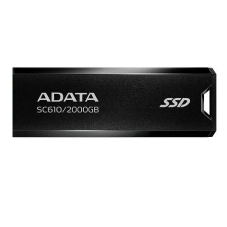 Adata SC610 2TB Pocket Size External SSD, USB 3.2 Gen2 Type-A, Capless Retractable Design, Key Ring-4