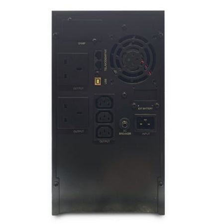 Armour 3000VA UPS, 2400W, LCD Display, 2x UK Plug, 2x RJ45, 3x IEC, USB, Brown Box-1