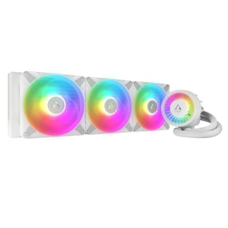 Arctic Liquid Freezer III A-RGB 420mm Liquid CPU Cooler, P14 PWM PST ARGB Fans & ARGB PWM Controlled Pump, White-0