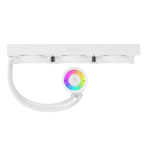 Arctic Liquid Freezer III A-RGB 420mm Liquid CPU Cooler, P14 PWM PST ARGB Fans & ARGB PWM Controlled Pump, White-2